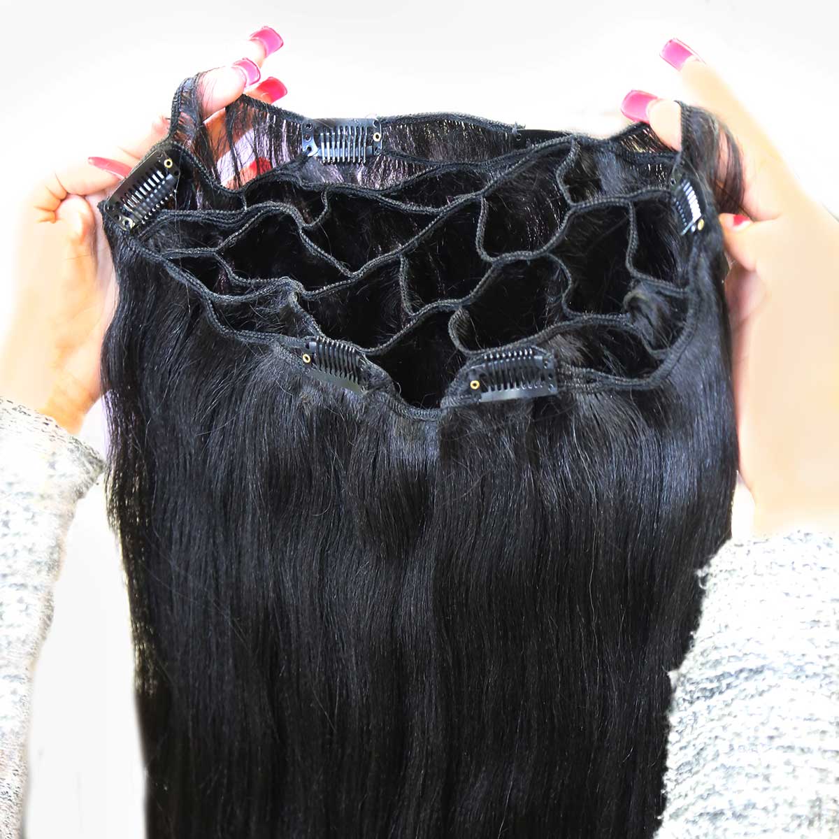 Virgin Manes Unique Fishnet One Piece Clip-in Unit